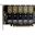InLine Schnittstellenkarte, PCIe x16 zu 5x M.2 Key B SATA, inkl.