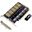 InLine Schnittstellenkarte, PCIe x16 zu 5x M.2 Key B SATA, inkl.