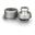Thermal Grizzly DeltaMate Fitting - ST16 Matt Nickel 6er-Pack