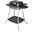 Unold BBQ Stand- Tischgrill Jimmy (schwarz, 2.800 Watt)