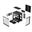 Fractal Design Pop 2 Vision RGB Midi Tower ohne Netzteil schwarz