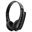 Conceptronic Headset Stereo AUX/Mikro/Bedien. 1.80m sw