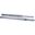 Inter-Tech 18" Teleskopschienensatz 1U 455 mm Silber
