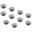 XSPC Verschlussstopfen V2 G1/4 Zoll AG - 10er Pack, chrome