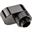 XSPC G1/4 Rotary 14mm Offset Fitting - Chrome schwarz