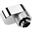 XSPC G1/4 Rotary 14mm Offset Fitting - Chrome