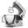 Kenwood Titanium Chef Baker K&uuml;chenmaschine KVC85.124SI (silber,