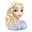 Just Play Disney Frozen 2 Basic Elsa Styling Head, Schmink- und