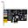 Conceptronic Sound PCIe-Karte 7.1CH S/PDIF bis 24Bit/192kHz