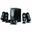 Logitech Aktivboxen X-530 5.1 System 70W RMS Schwarz RETAIL