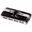 Hama USB-2.0-Hub 1:7, Schwarz/Silber, mit Net