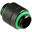 Bitspower Adapter gerade/drehbar 2x Gewinde G1/4" matt schwarz
