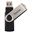 32 GB Hama FlashPen "Rotate" schwarz/silber USB 2.0