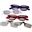 Hama 3D-Polfilterbrillen, Party-Set, 3x 3D-Brille, 2x Clip-On