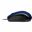 V7 Mid Size Optical Mouse USB schwarz/blau (kabelgebunden)