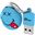 8 GB EMTEC Smiley World SW103 Happy Days blau USB 2.0