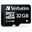 32 GB Verbatim microSDHC Class 10 Retail inkl. Adapter auf SD