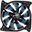 Sharkoon Shark Blades blau 120x120x25mm 1000 U/min 19 dB(A)