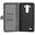 Nevox Ordo Leder Flip-Cover für LG G3 schwarz/grau