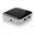 Belkin USB 2.0 HUB, 1:4, SQUARED, Aktiv, Schwarz-Silber