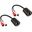 InLine Audio Audioadapter passiv 2x Cinch Stecker auf RJ45 Buchse